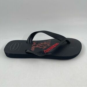 Havaianas Kids STAR WARS Darth Vader Galaxy Black Thong Flip Flop Sandal-SZ 3/4Y